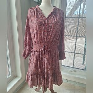 Rebecca Minkoff Chloe Floral Smocked Dress